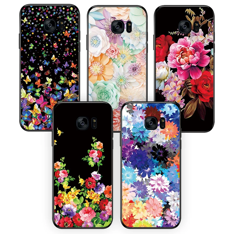 

Silicone soft phone case back cover For Samsung Galaxy J2 J5 J7 prime Flower Phone case For Samsung Galaxy J2 J5 J7 prime