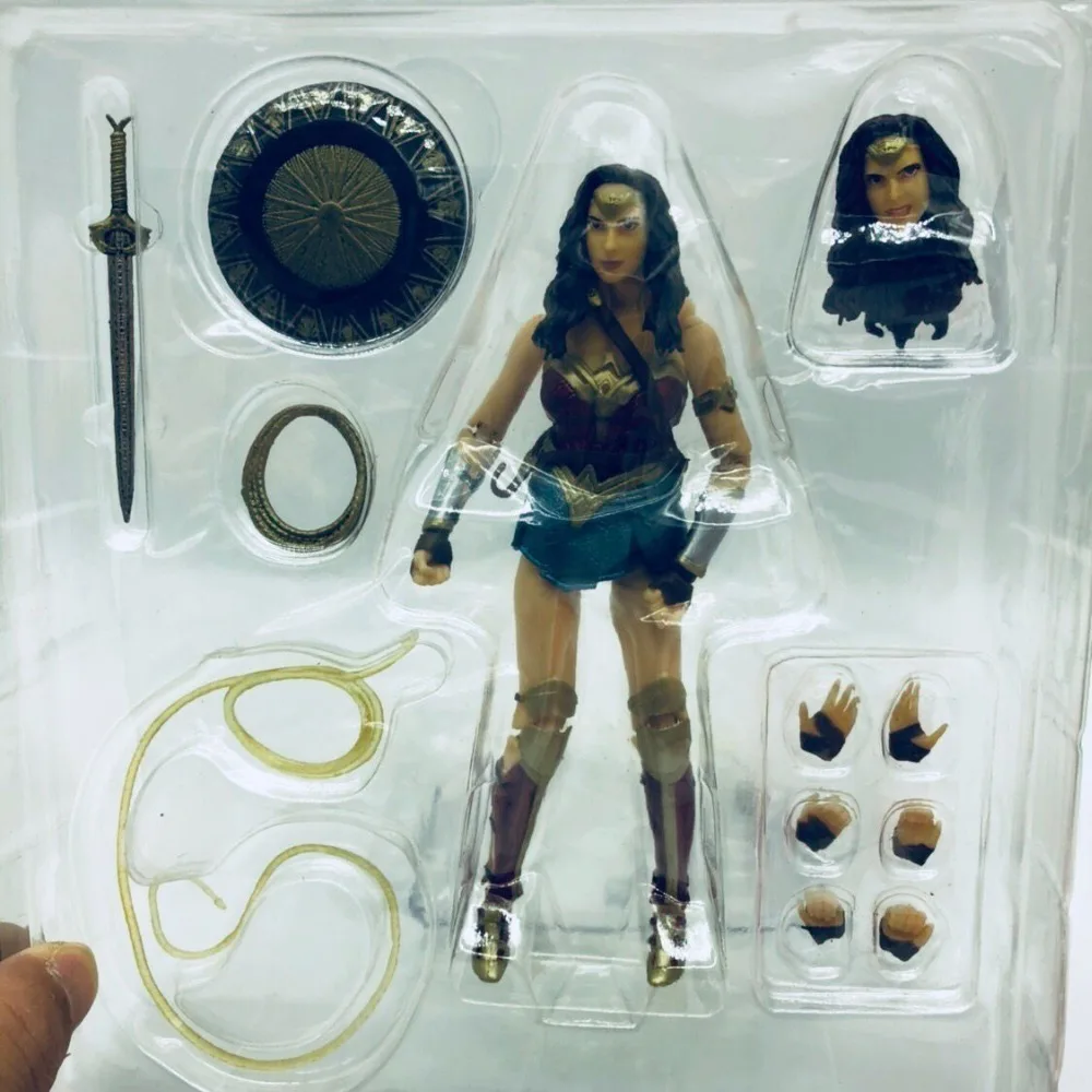 DC Justice League Super Hero MAFEX MAF Batman 056 Flash 058 Wonder Woman 048 Superman 057 Spiderman 047 Action Figure Toy Doll (35)