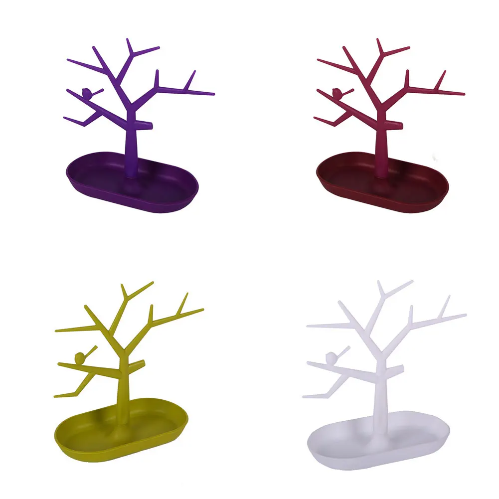 Tree Jewelry Holder Chic Display Jewelry Organizer Show Rack Necklace Ring Earring Stand Holder Show Jewelry Fashion