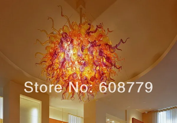 

Italian Style Hand Blown Glass Ball Chandelier