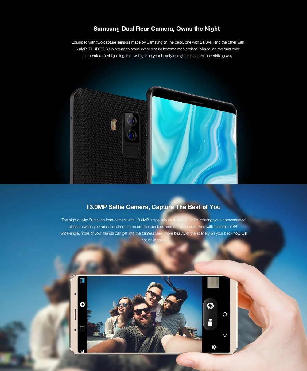 BLUBOO S3 18:9 FHD + Smartphone 6,0 \