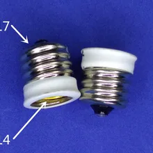 E17-E14 держатель лампы конвертер E17 поворот в E14 основание лампы в E17 к E14 адаптер лампы