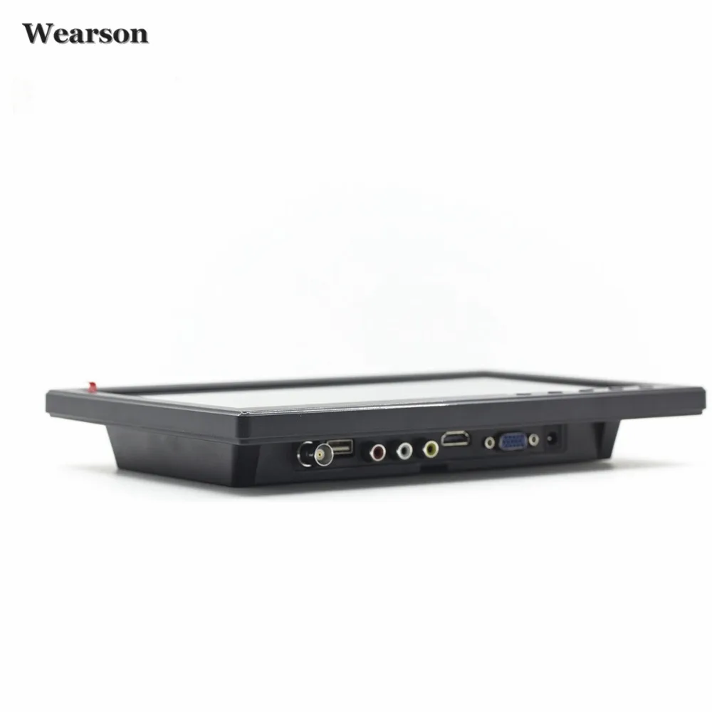 Wearson 10,1 дюймов HDMI VGA HD ЖК-монитор дисплей ips экран 1280x800 для Raspberry pi 3 монитор видео аудио входы