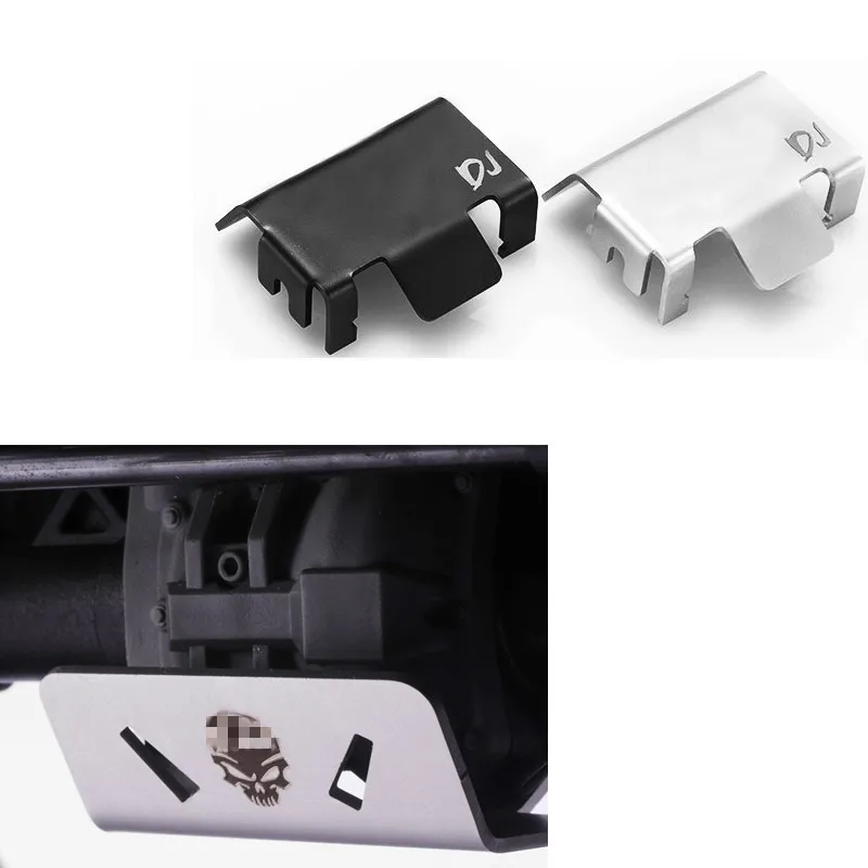 

2pcs 704 High Quality Stainless Metal Trx4 Axle Protective Guard Plate Black/Silver For 1/10 Rc Crawler Traxxas Trx-4 Trx 4