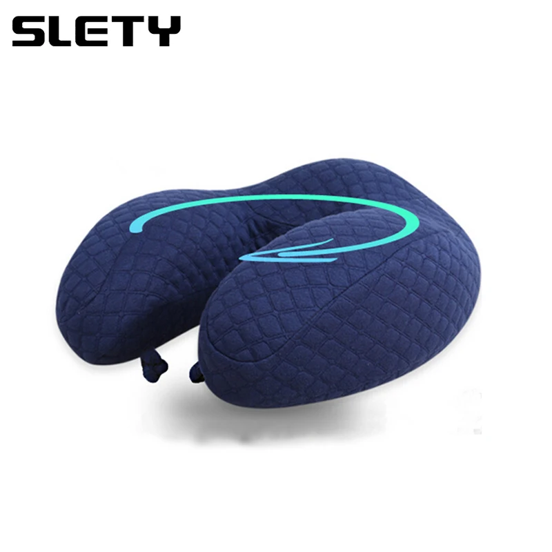 Memory Foam Neck Pillow Air Soft Comfortable Travel Pillow Memory Foam Easy To Carry Compact