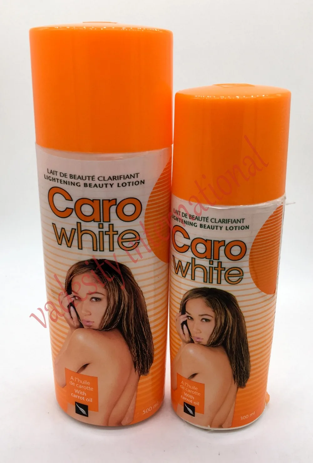 Caro белый осветляющий лосьон с морковным маслом 300 мл/500 мл