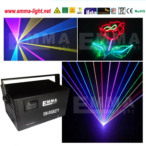 5w rgb RGB full color laser projector full power 5000mw laser light