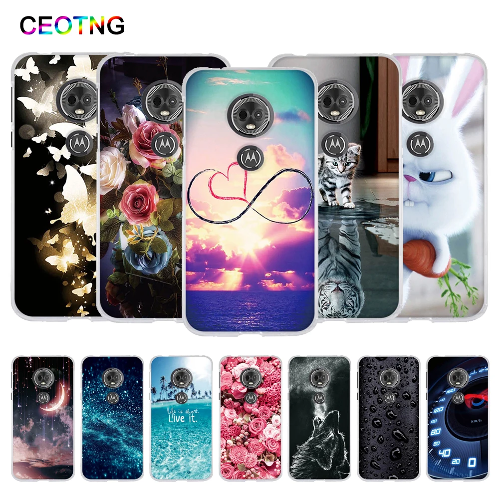

Case for Motorola Moto E5 E (5th Gen.) Soft Silicone Cover for MOTO E5 Case Back Phone Shells for MOTO G6 Play Bag Funda Bumper
