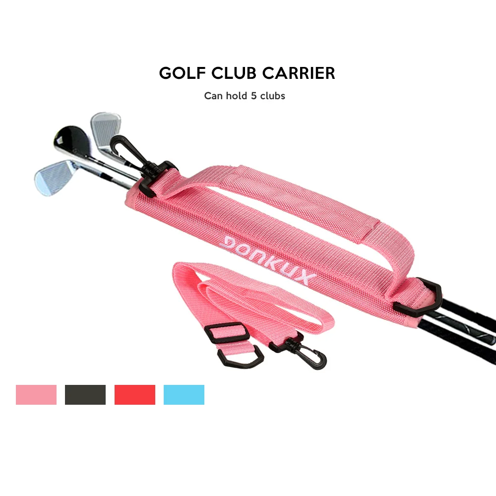 GONKUX Portable Golf Club Carrier Bag Lightweight Golf Club Bag Nylon Club Carrier Sleeves with