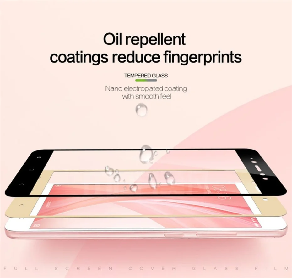 Full Cover Tempered Glass For Xiaomi Redmi Note 5 Pro 5A Screen Protector Toughened Film Glass for Redmi 5 Plus Note 5A prime    (2)