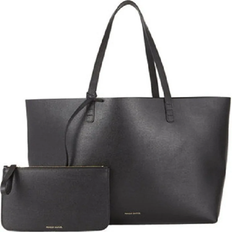 

2019 leather hand bag hanging bucket bag European and American large-capacity simple handbag lady single-shoulder bag