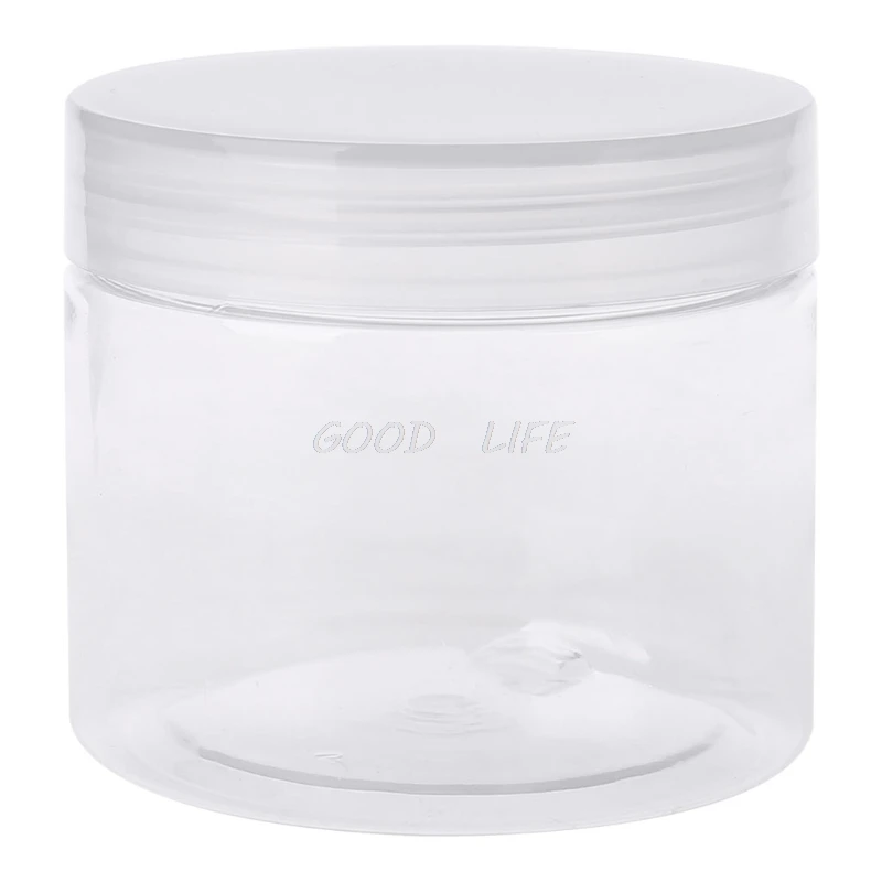

150ml Transparent Container For Playdough Slime Clay Makeup Jar Cosmetic Pot Cream Bottle Nail Box Multi-function Organizer