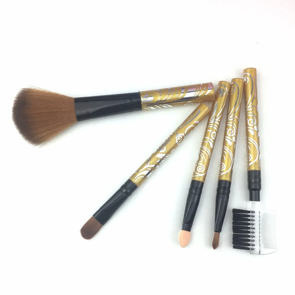 

5pcs Makeup Brushes Set Professional Cosmetics Tool Eyeshadow Blush Lip Eyelash Comp Brush Soft Make-up Brush Kit WZ-01
