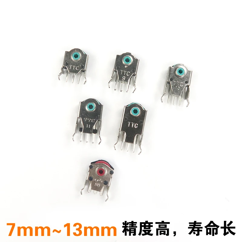 

2PCS/lot switch TTC mouse encoder Decoder 8MM 9MM 10MM 11MM 13MM green red core