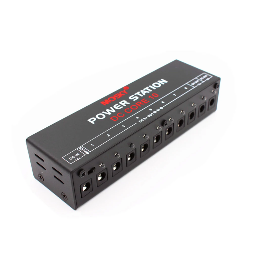 Power Supply Overcurrent Protected 10 Isolated DC Output Musical Instruments Accessories For 9/12/18V Effect Pedal Guitar Pedal