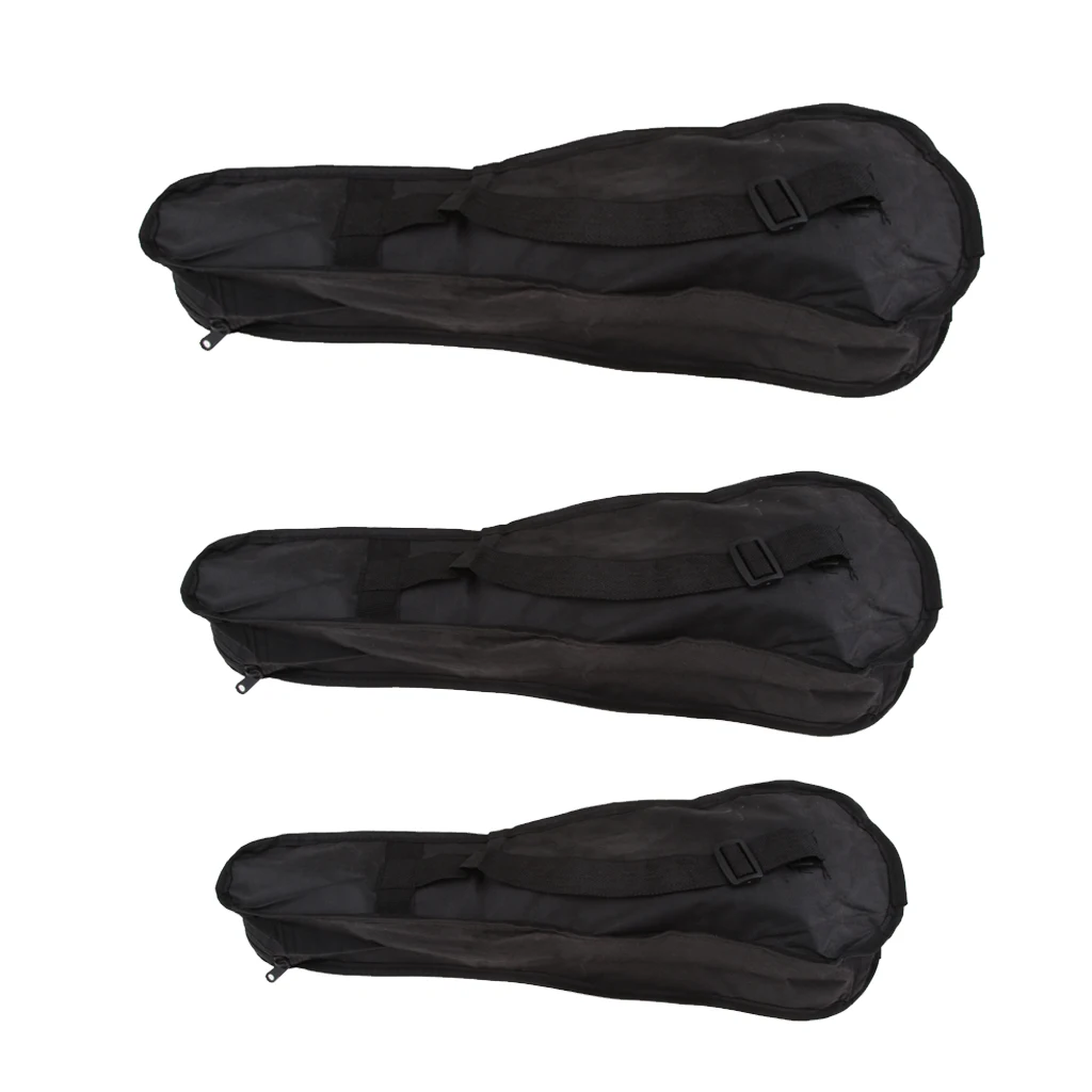 Tooyful 21/23/26 Inch Ukulele Guitar Waterproof Case Cotton Padded Large Capacity Carrying Bag