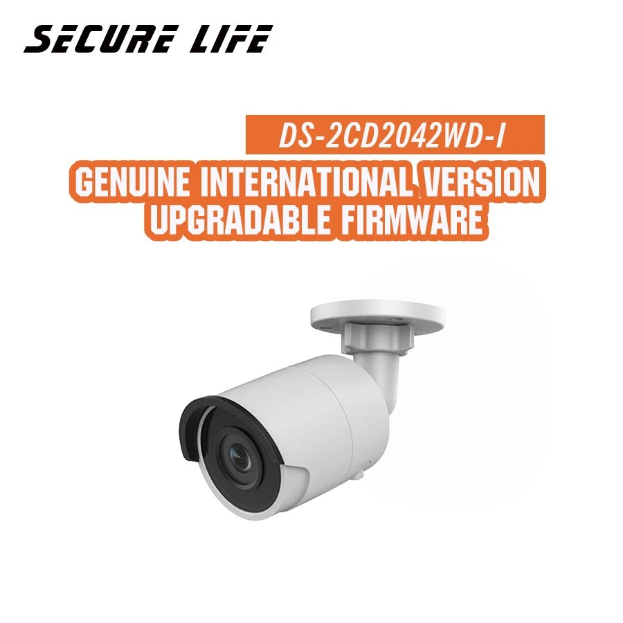 DS-2CD2042WD-I English version 4MP IR Bullet Network ip security Camera, P2P EZVIZ 1080P CCTV camera POE