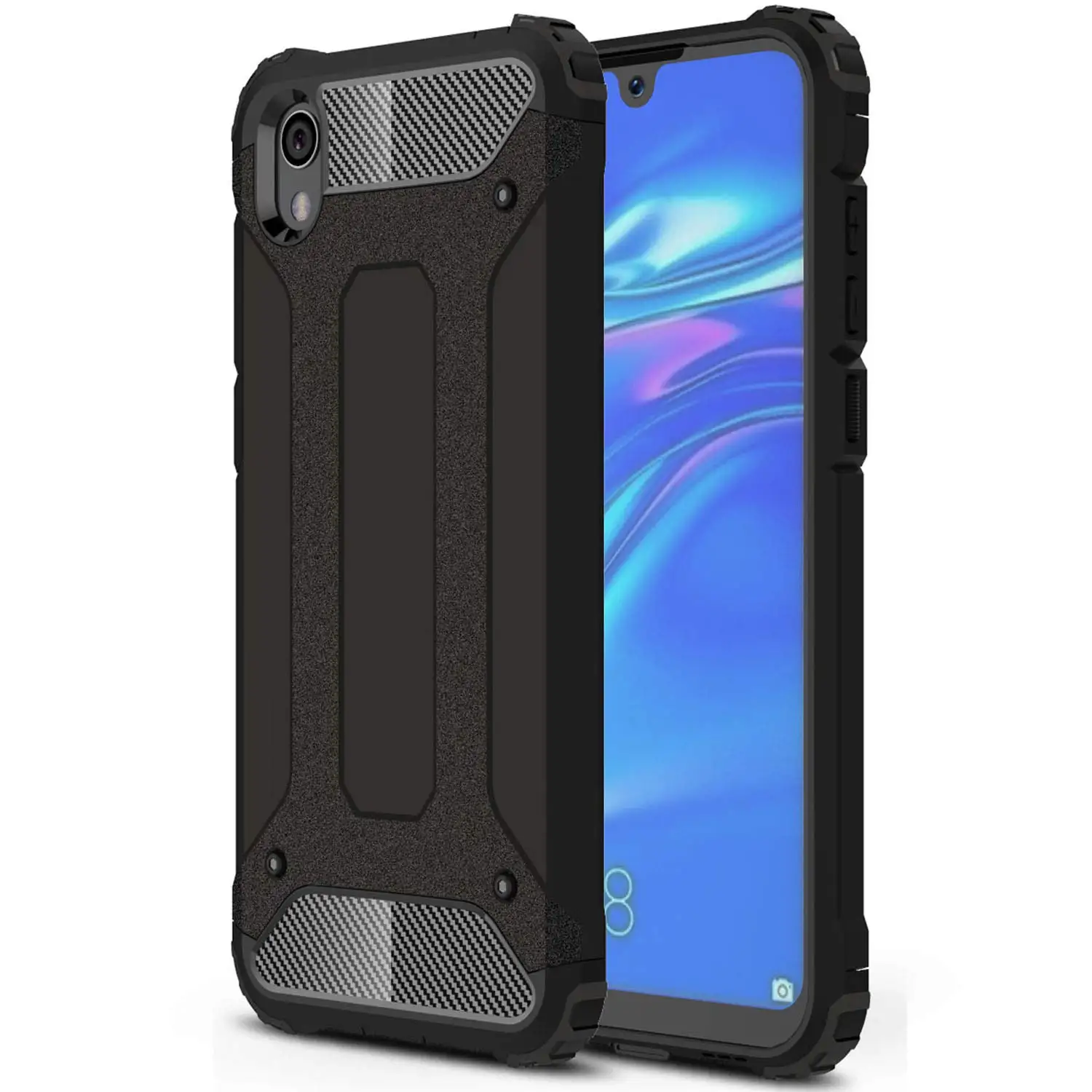Чехол для Huawei y5 2019 чехол телефона сверхпрочный резиновый Гибридный