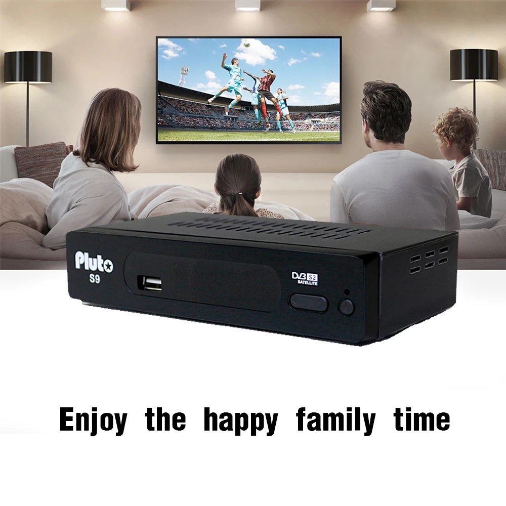 Hot Dvb S2 Pluto S9 Digital Satellite Receiver Box Built In Pluto S9 Digital Satellite Receiver