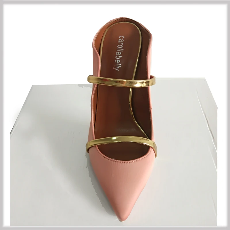 Carollabelly/пикантные женские туфли-лодочки с ремешком и острым носком; свадебные модельные туфли на высоком каблуке 10 см; женские сандалии-гладиаторы на шпильке
