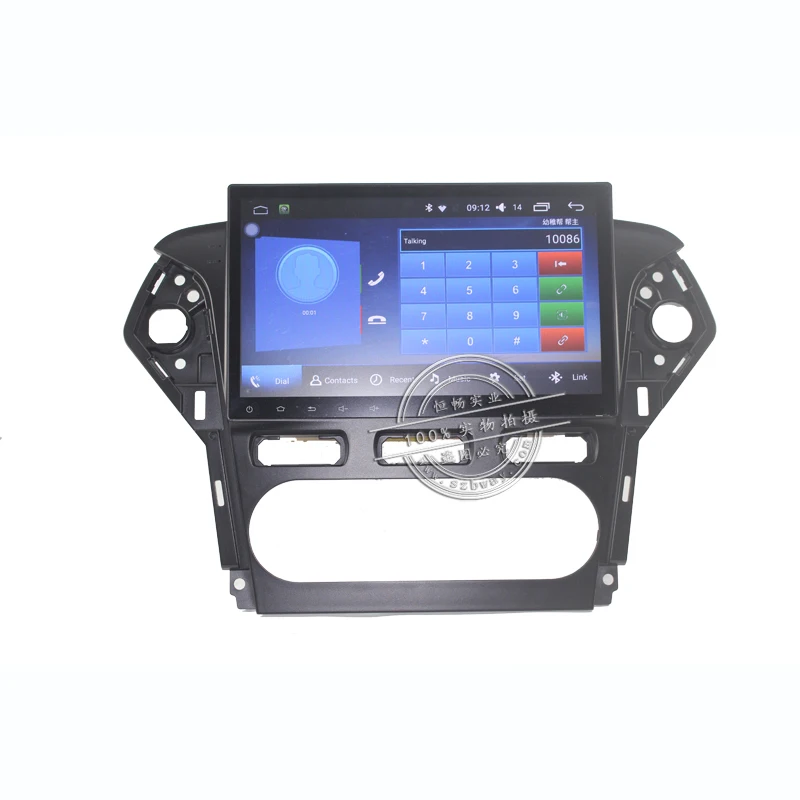 Best Bway 10.2" Car radio stereo for Ford Mondeo 2011-2012 Quadcore Android 7.0 car dvd GPS player with 1G RAM,16G iNand 18