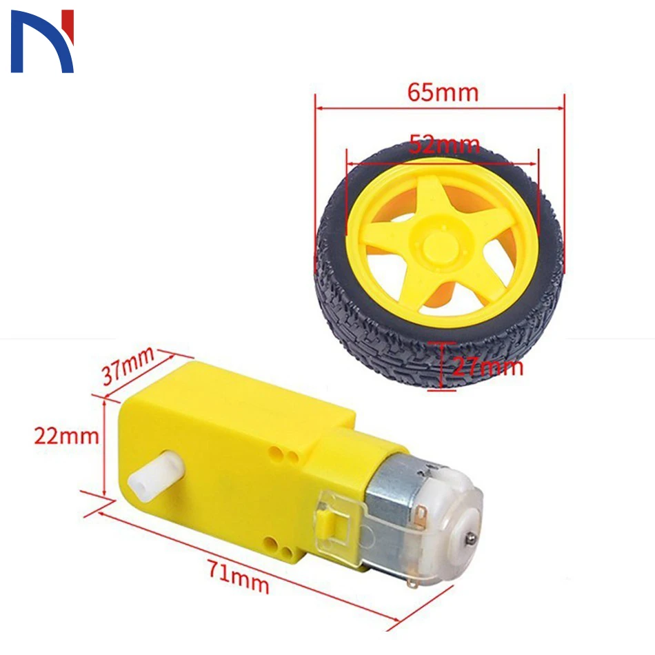 TT Мотор умный автомобиль робот-редуктор Мотор колеса умный автомобиль двигатель для шасси робот пульт дистанционного управления автомобиля DC мотор-редуктор для arduino Diy Kit