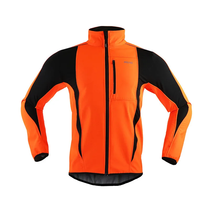 Теплая куртка для велосипедного спорта зимняя теплая велосипедная одежда ветрозащитная Водонепроницаемая мягкая оболочка пальто MTB велосипед Джерси