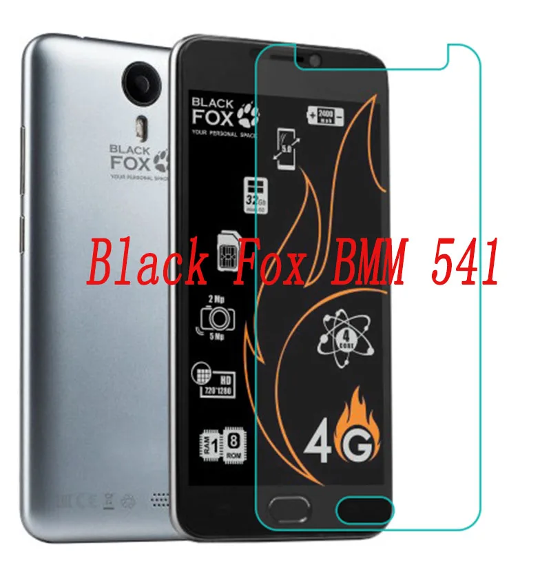 

Smartphone Tempered Glass for Black Fox BMM 541 9H Explosion-proof Protective Film Screen Protector cover phone
