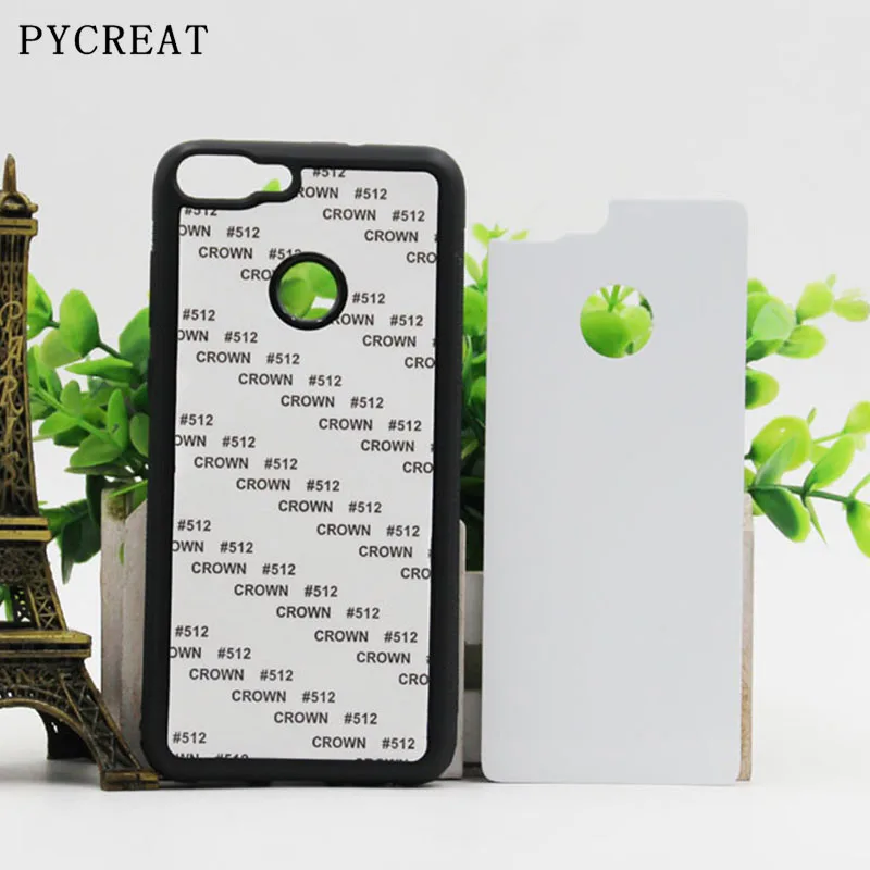 

For Huawei P Smart Silicone TPU 2D Sublimation Case For Huawei Enjoy 7S Cover Rubber Heat Transfer Phone Bags With Blank insert