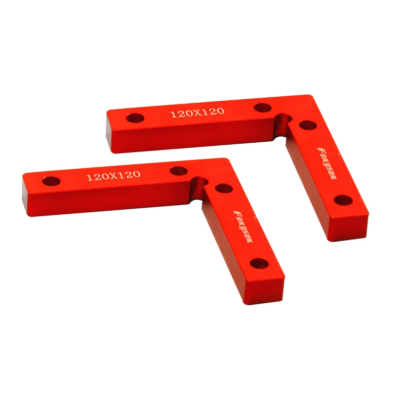 

1 pcs Aluminium Alloy Right Angle Clamps 90 Degree Positioning Squares Woodworking Carpenter Tool L Block Square