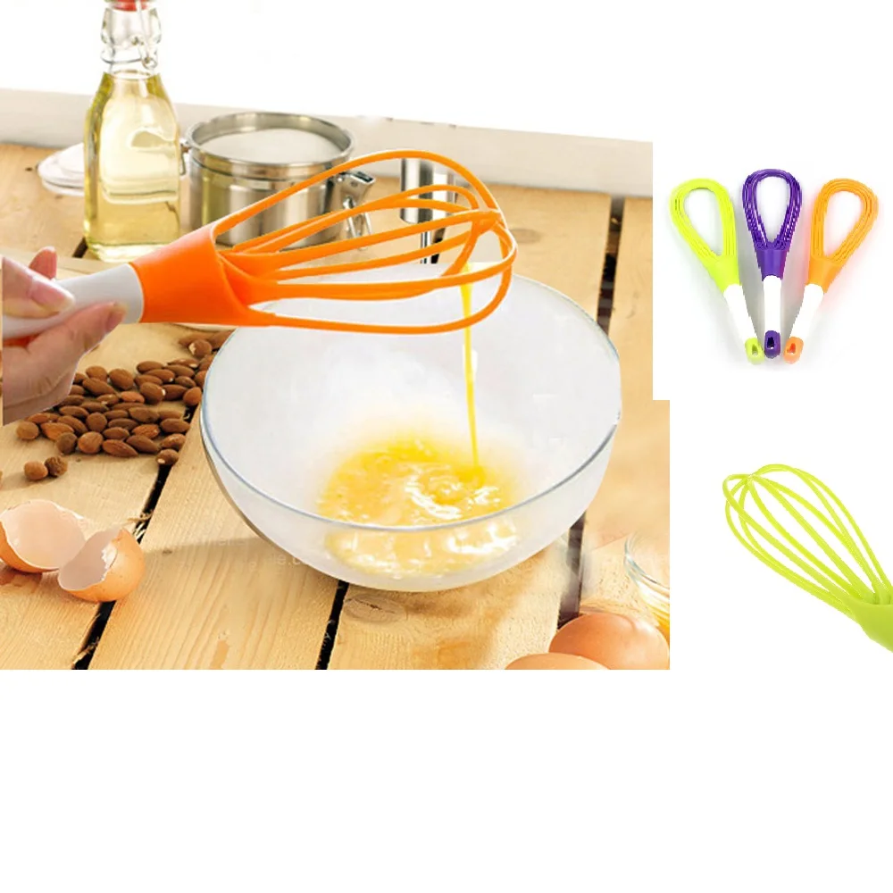 2015 New Kitchen Accessories Gadgets Manual Rotary 2 in 1 Egg Beater