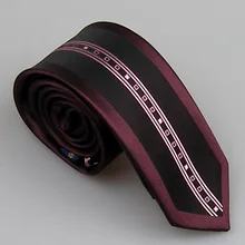 Lammulin галстуки, мужской костюм, галстук на шею, черный с розовой полоской, жаккардовый галстук, темно-красный дизайн, облегающий галстук 6 см Gravata