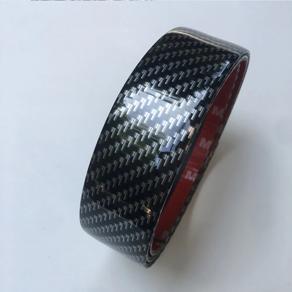 5D Carbon Fiber виниловая Защитная пленка для двери автомобиля защита педали DIY