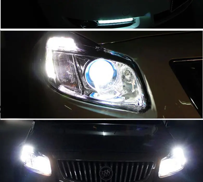 Автомобиль Стайлинг для Buick Regal светодиодный фары 2009-2013 фаре включить свет DRL Объектив H7 Ксеноновые bi xenon объектив