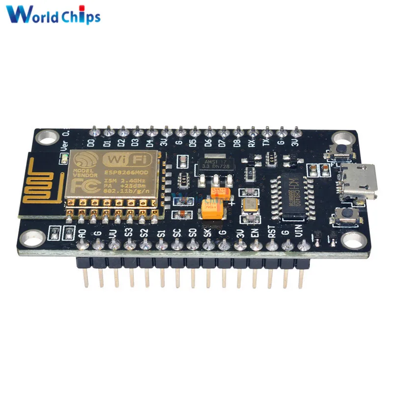 ESP8266 CH340G CH340 G NodeMcu V3 беспроводной wifi модуль Разъем макетная плата ESP-12E основе ESP12E Micro USB Repalce CP2102