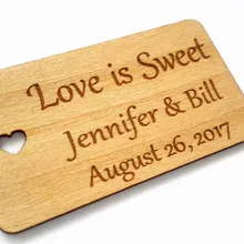 Персонализированные любовь свадебные теги, пользовательские выгравированы деревянный теги, свадьбы пользу теги, деревенский Свадебные, свадебный душ пользу теги