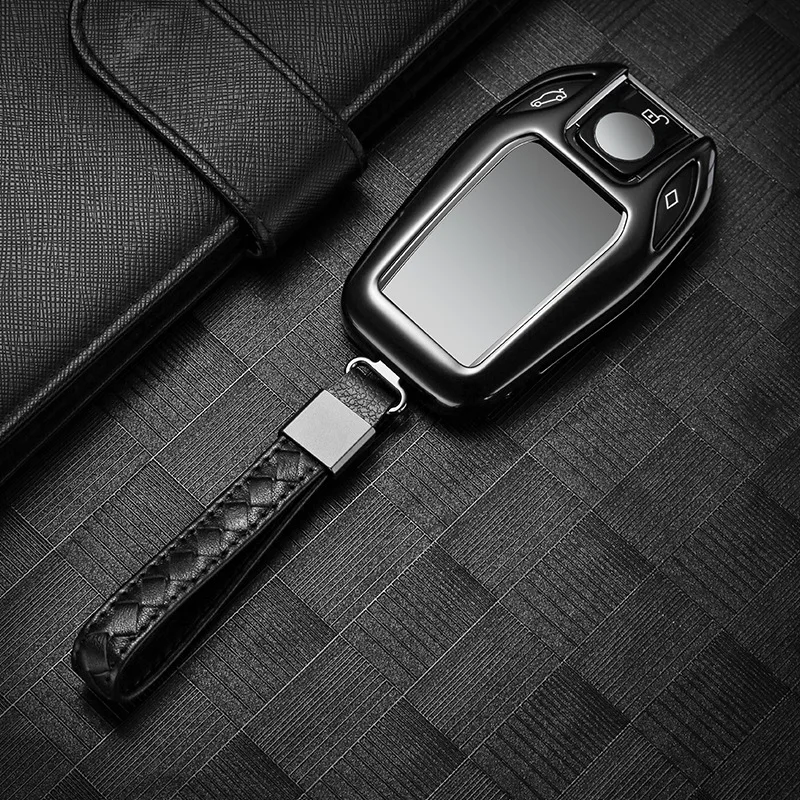 

Aluminum Alloy Car LED Display Key Case Cover for BMW 5 7 series G11 G12 G30 G31 G32 X3 G01 X4 G02 X5 G05 X7 G07 i8