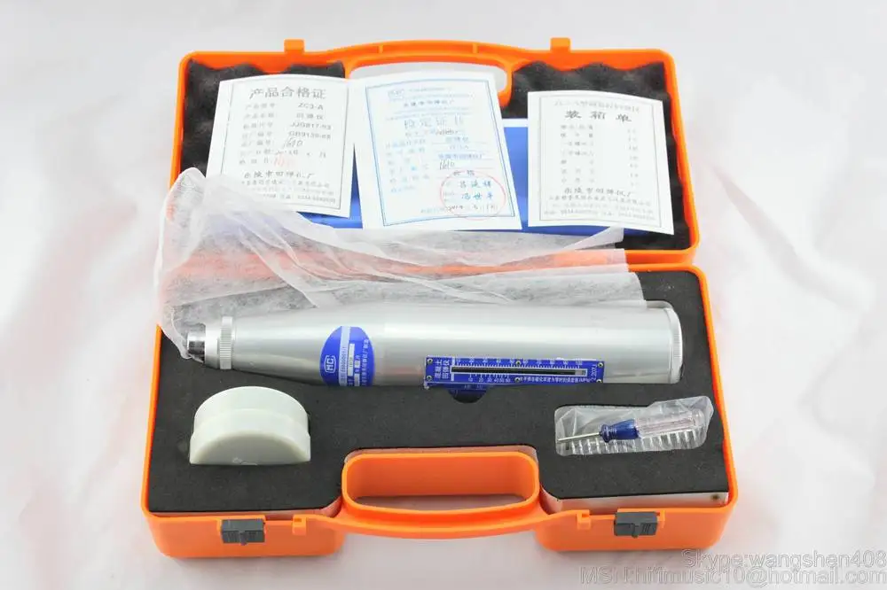 

new high quality Resiliometer Concrete Rebound Hammer Tester Concrete Rebound Test Schmidt Hammer+Free shipping DHL/Fedex