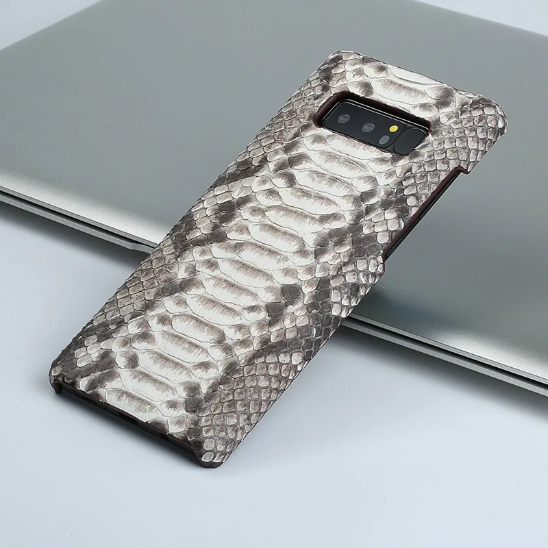 Натуральная кожа с классическим змеиным принтом Роскошный чехол для телефона для samsung Galaxy S10 плюс S8 S9 s8 PLus Note 10 плюс 9 S7 край a50 a70 a9 a8 a7 - Цвет: Belly