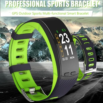 

HD color display Sports Smart Band Heart Rate monitor Smart Wristband Temperature Fitness Tracker Smart Bracelet for ios android