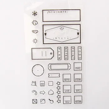 

vintage tags star transparent silicone clear stamp for scrapbooking DIY craft decoration soft stamp kids stationery