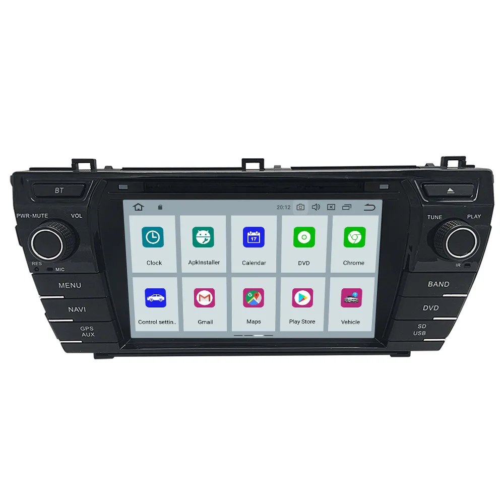 Aotsr Android 9 0 GPS навигация автомобильный DVD плеер для Toyota Corolla 2014 2015 2016 мультимедиа