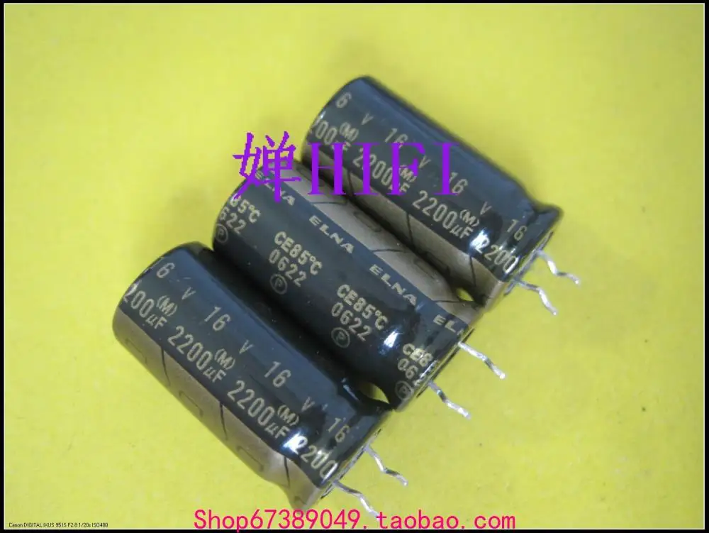 

2019 Supercapacitor 20PCS/50PCS New Black Import Elna Genuine Ra2 Audio Electrolytic Capacitor 16v2200uf 12.5x25 Free Shipping