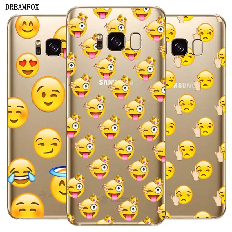 

N397 Smile Emoji Soft TPU Silicone Case For Samsung Galaxy A2 Core A6 A7 A8 A9 A10 A30 A40 A50 A60 A70 A8S A9S A20E Plus