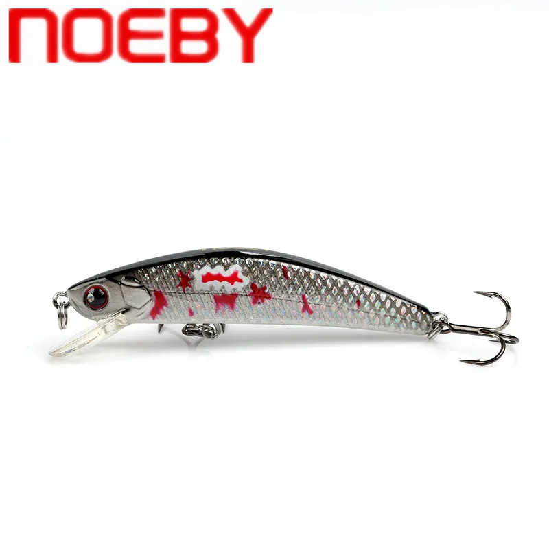 

Noeby 50mm 70mm 90mm 110mm Hard Minnow Fishing Lure France VMC Hook Isca Artificial Para Pesca Leurre Souple Peche Feeder Baits