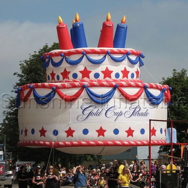 Giant Inflatable Birthday Cake Giant Inflatable Birthday Cake