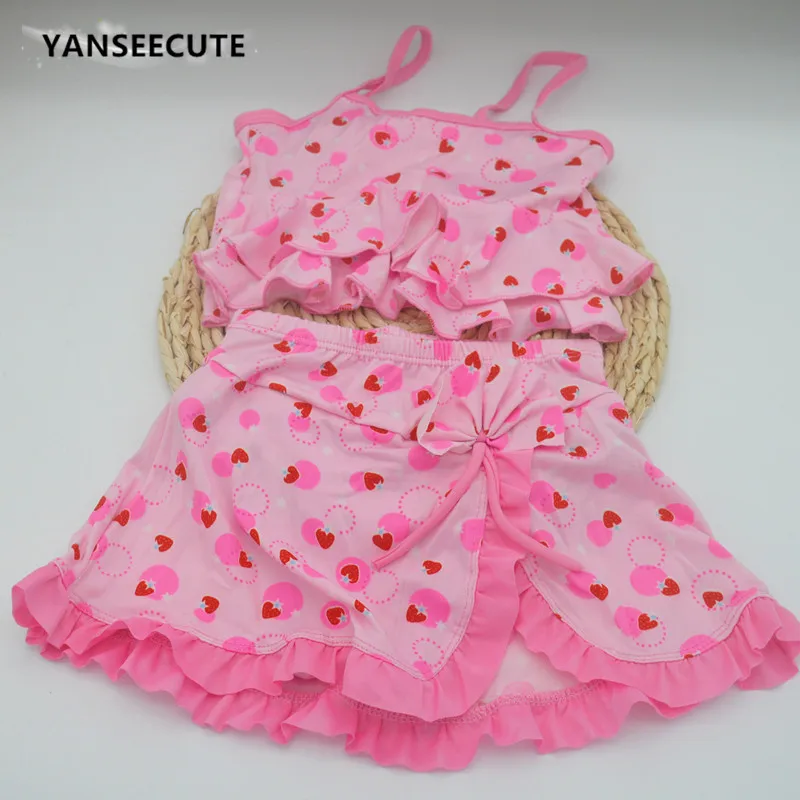 2017 одежда для купания девочек детский купальник бикини Maillot De Bain Танкини Enfant