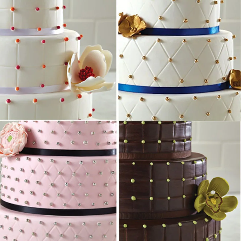 4 шт./компл. сетка прозрачная текстура коврик торт украшения инструменты форма для торта Fondant(сахарная) производителя оборудования для выпечки помадки, инструменты для резки торта