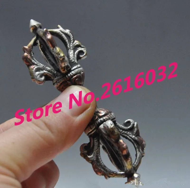 christmas-Vajra-Dorje-Tibetan-Tibet-Nepal-Buddhist-Bronze-Buddhism-Old-Ritual-Meditation-halloween