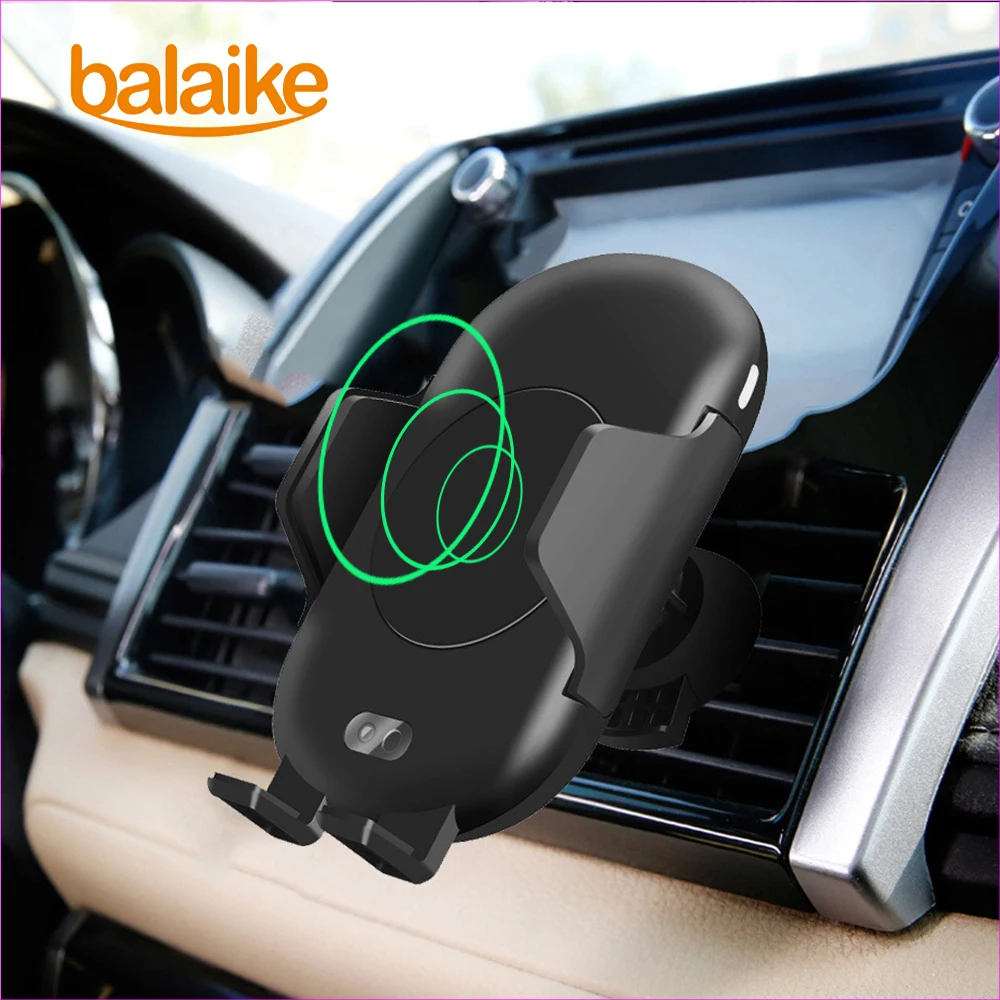 

Intelligent Infrared Sensor 10W QI Wireless Charger Car Mount Fast Charging For iPhone XS Max XR Huawei Mate 20 Pro Samsung S9